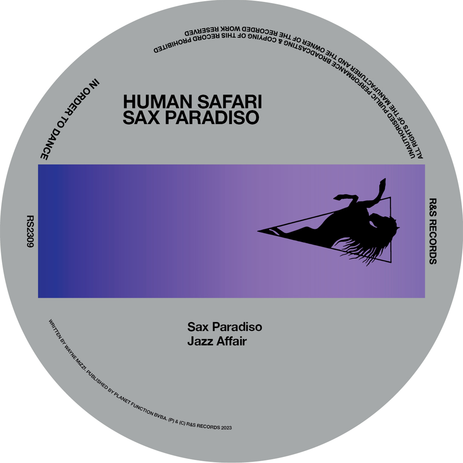Human Safari – Sax Paradiso – R&S Records